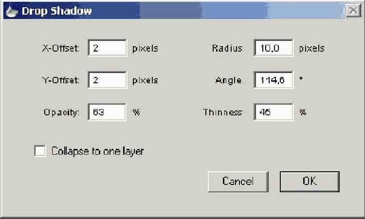     Drop Shadow
