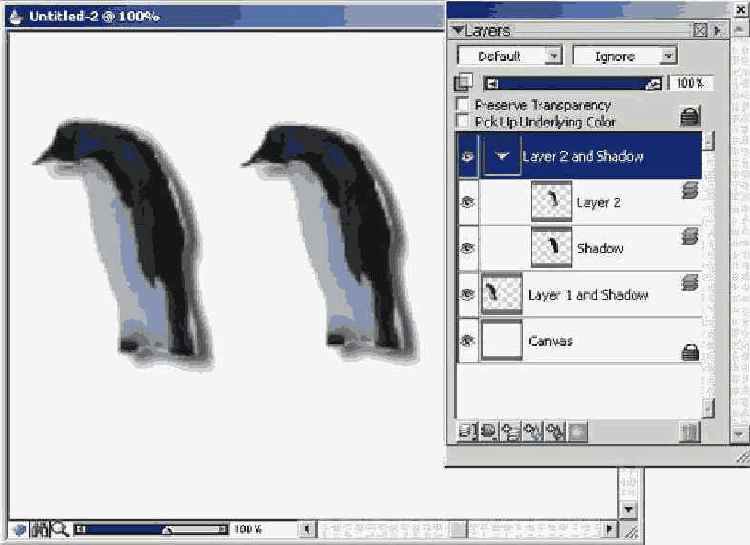    Collapse to one layer